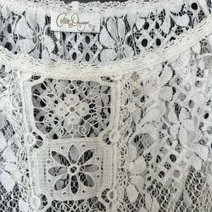 swimsuit coverup, size small.white color